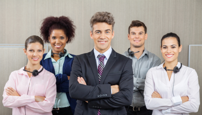 diverse member support staff