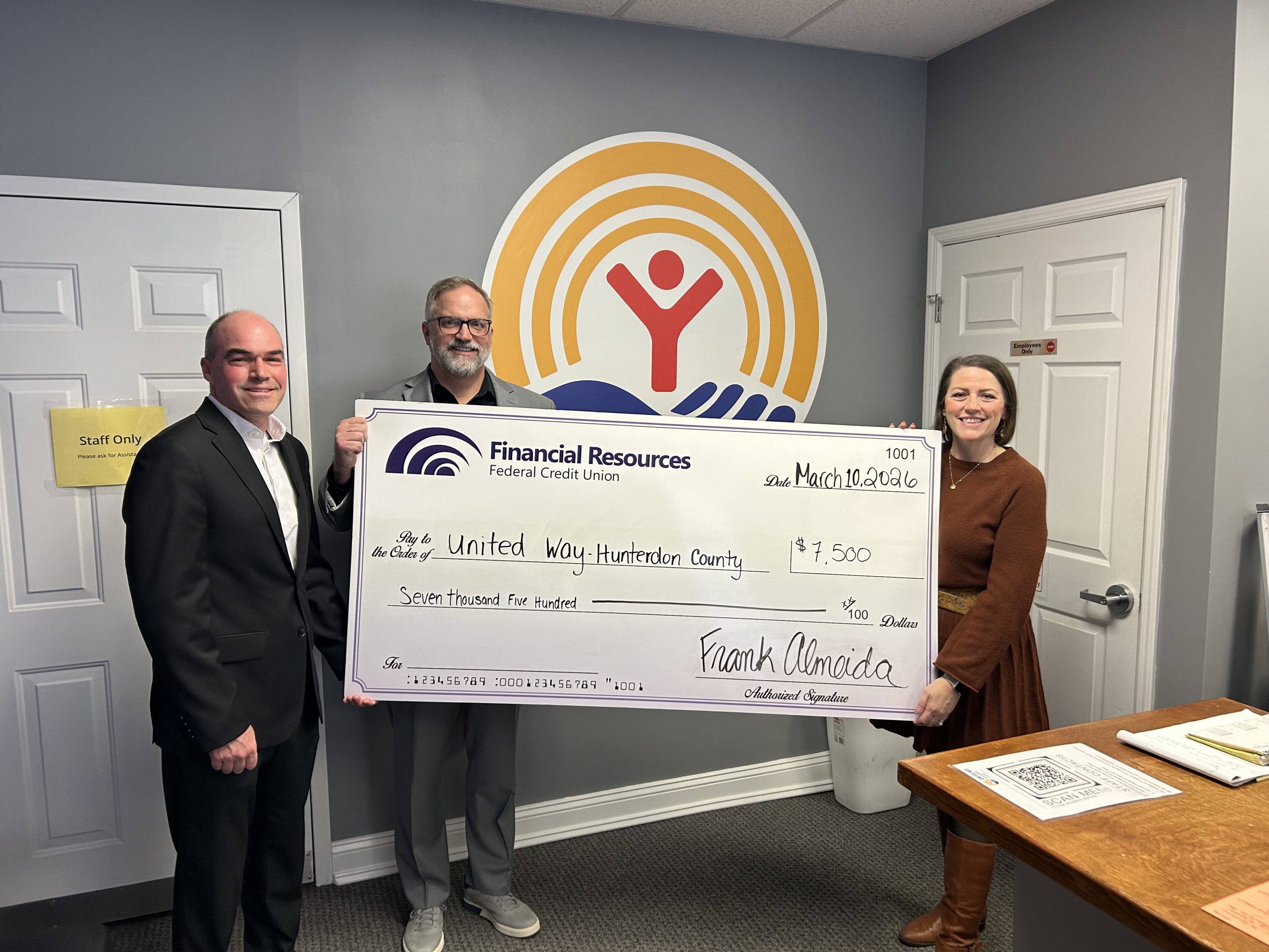 United Way of Hunterdon County Donation