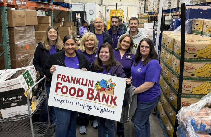 Volunteering at The Franklin Food Bank