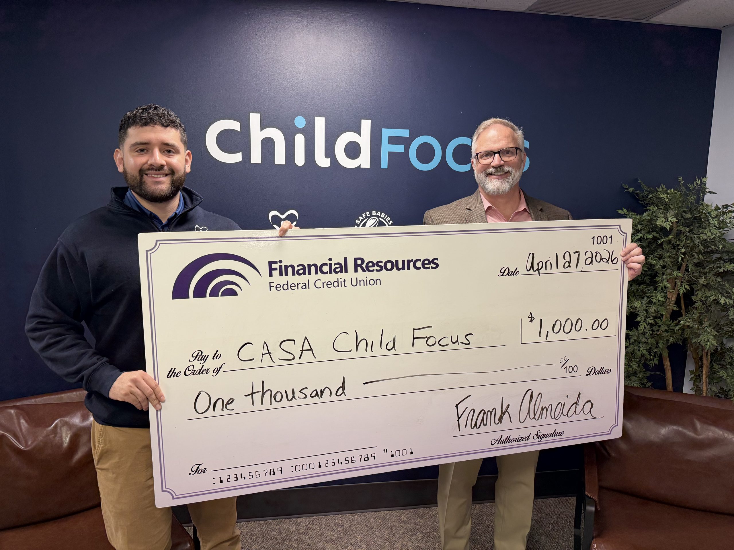 CASA Child Focus Donation
