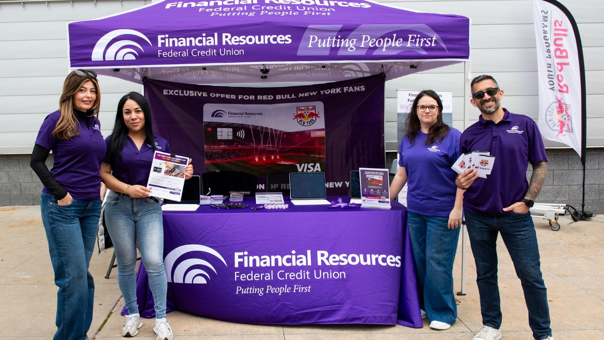 FRFCU employees at RBNY game