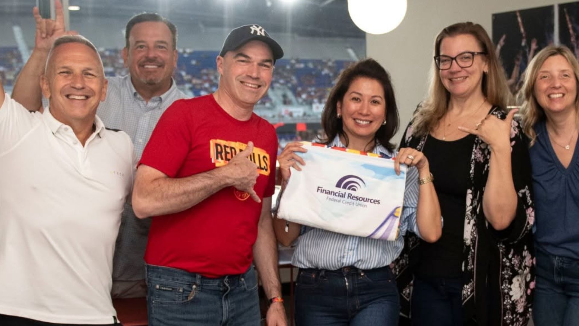 FRFCU employees at RBNY game
