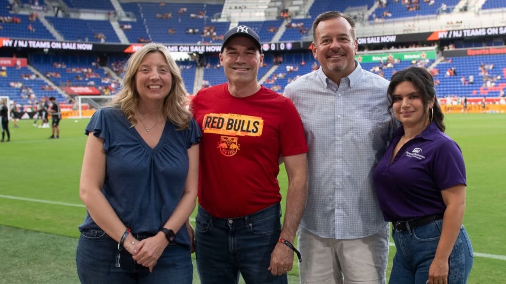 FRFCU employees at RBNY game