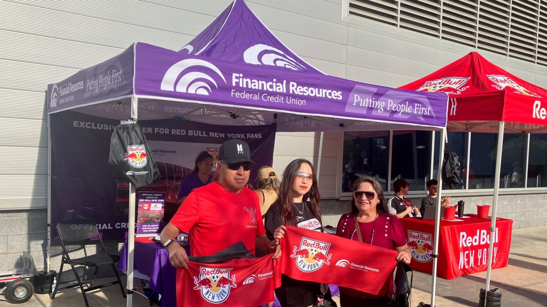 FRFCU employees at RBNY game