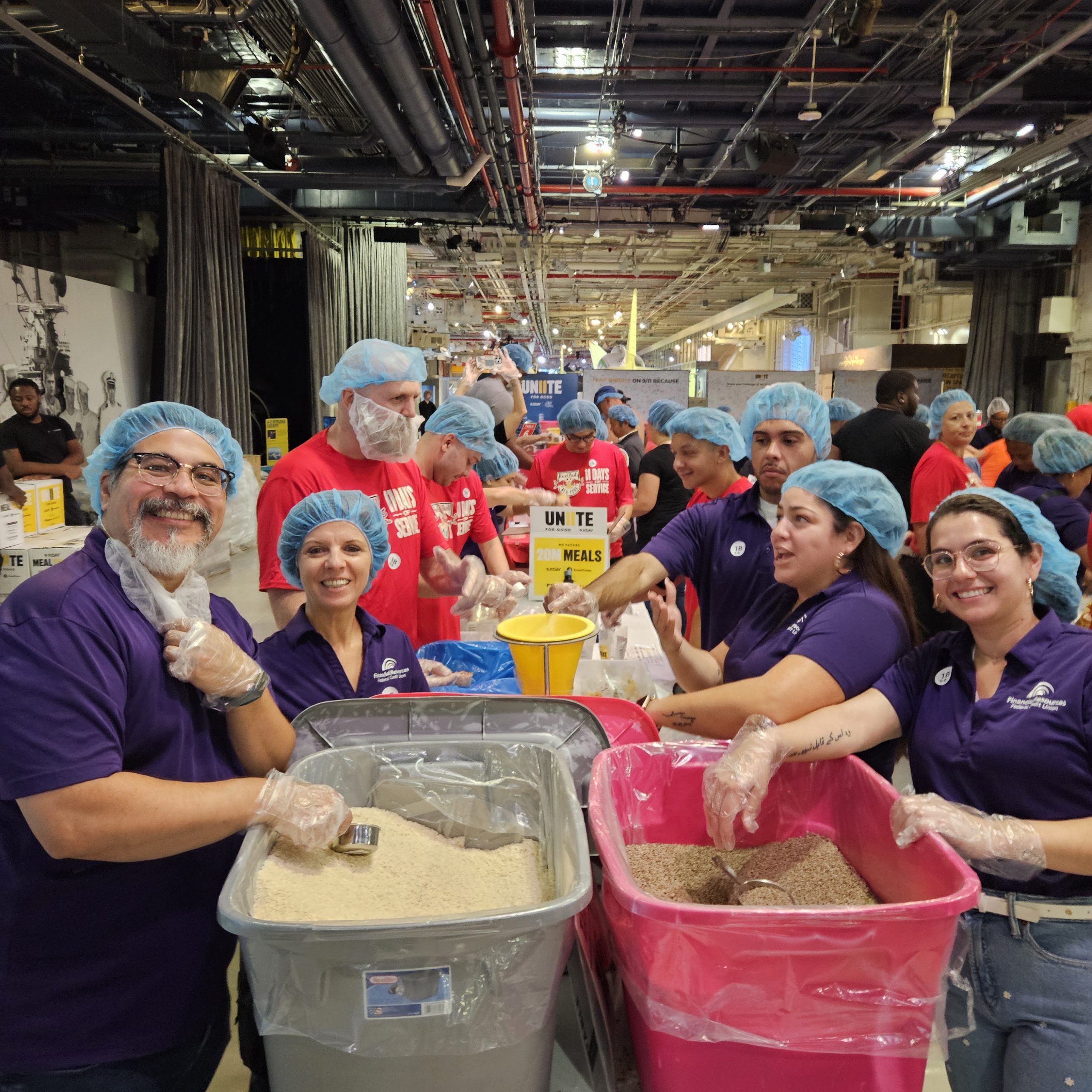 frfcu volunteers at rbny 11 days of service event