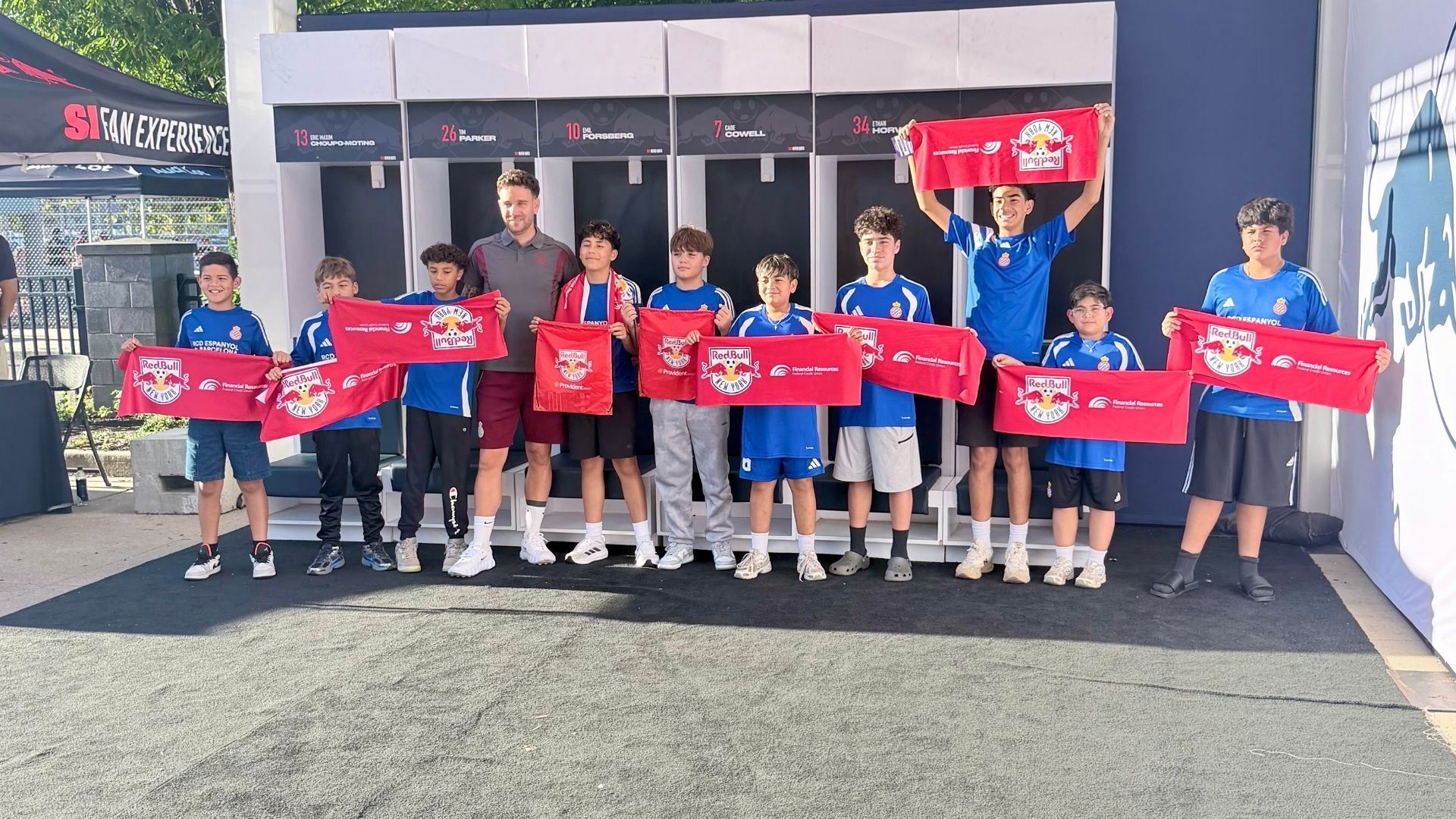 FRFCU employees at RBNY game