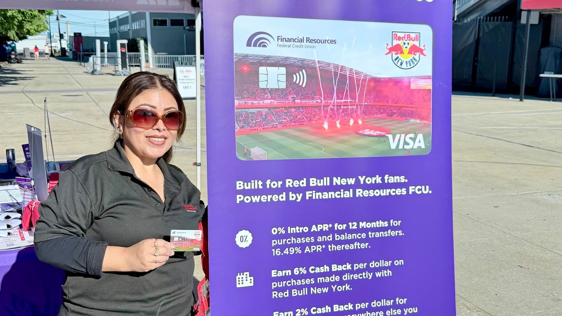 FRFCU employees at RBNY game